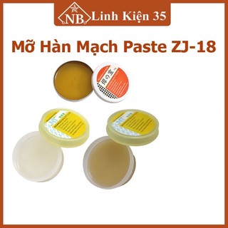 Mỡ hàn mạch Paste ZJ-18 hỗ trợ hàn thiếc thủ công làm mạch