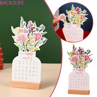 Lịch Gỗ Để Bàn Back2Lilife Họa Tiết Hoa Nở Kiểu Trung Hoa Truyền Thống