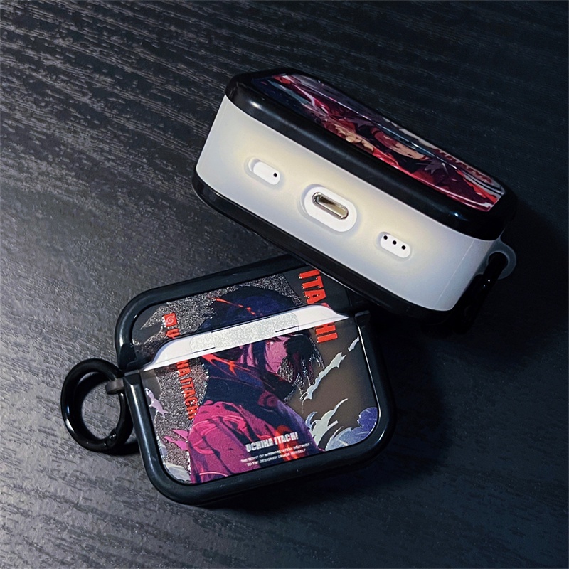 Vỏ Bảo Vệ Hộp Sạc Tai Nghe airpods pro 2 / airpods pro / airpods 3 / 2 / 1 Hình naruto itachi pein Raya Có Móc Treo Tiện Dụng