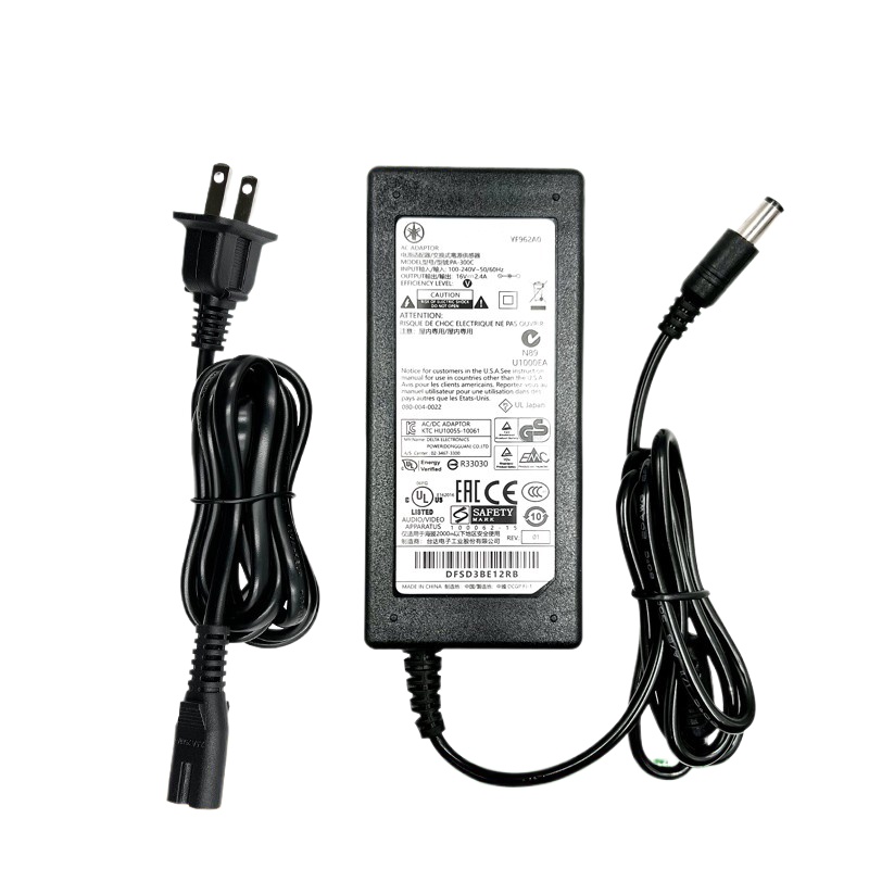 Bàn phím điện tử YAMAHA PA300 PA301 PA300B PA300C Bộ chuyển đổi nguồn 16V2.4A