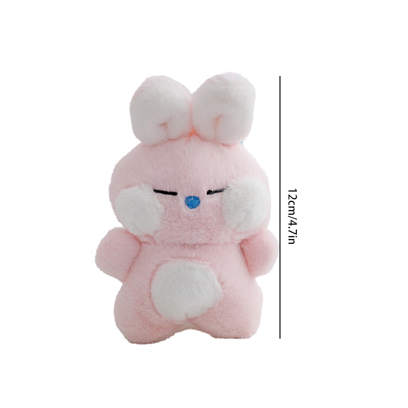 Móc Khóa Thỏ Nhồi Bông Dễ Thương 12cm YK
