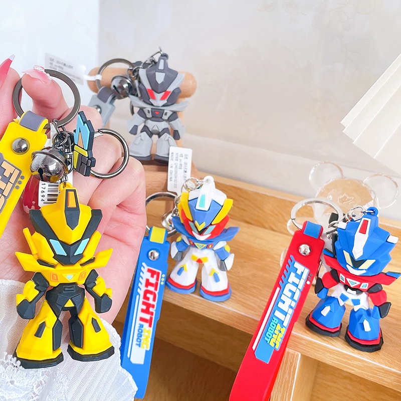 Transformers Đồ Chơi Robot Biến Hình Ba Chiều Trang Trí Ba Chiều / Móc Khóa Xe Hơi / Balo / Búp Bê bumblebee megatron gundam Cổ Điển