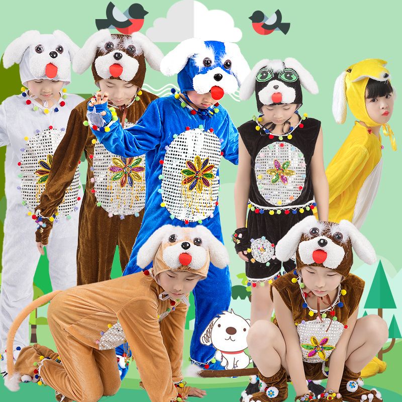 Bộ Đồ Hóa Trang Chú Chó Hoạt Hình Đáng Yêu Cho Bé Mẫu Giáo