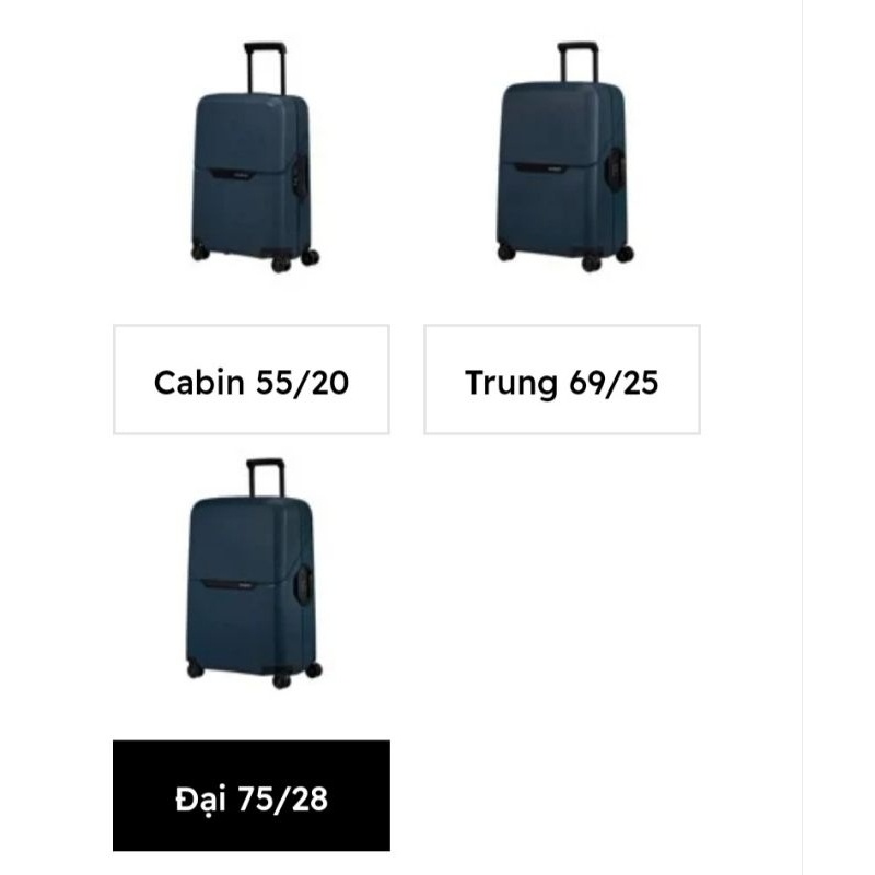 Vali Samsonite Magnum ECO -  Khoá ngoàm - Siêu nhẹ - Made in EU xịn sò - HANGDUC88