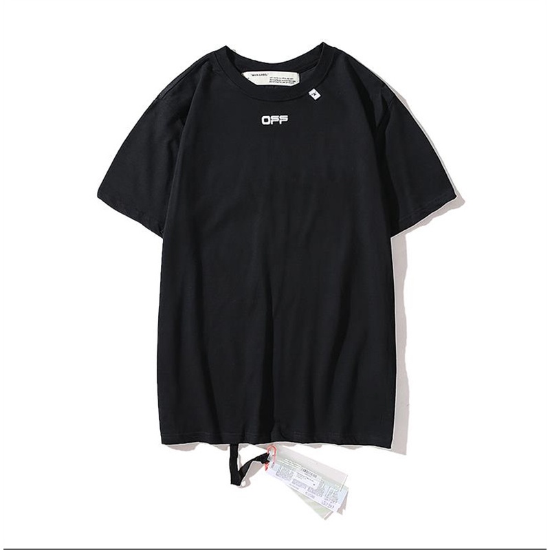 Áo Thun Cotton Ngắn Tay In Logo OFF Hợp Thời Trang