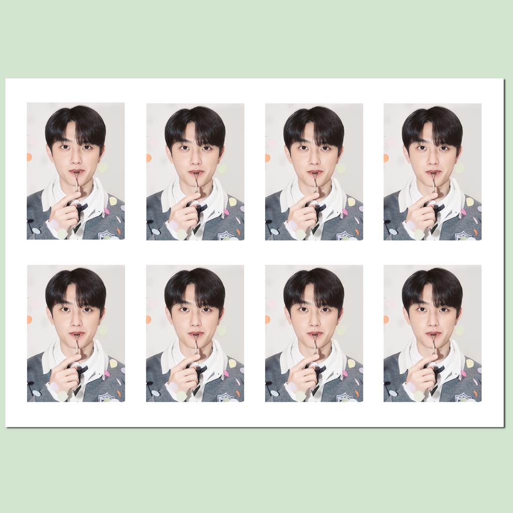 Lịch 2024 Một inch In Hình Chân Dung Nhóm Nhạc kpop exo 2024