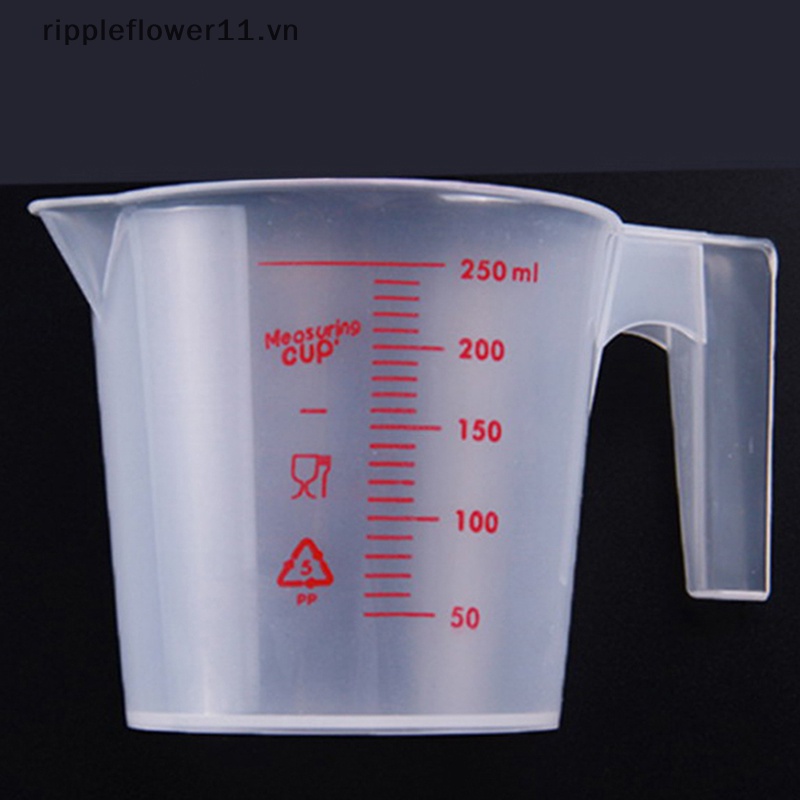 Cốc Đo Lường Bằng Nhựa Trong Suốt Có Tay Cầm # Bán Chạy # 250ml