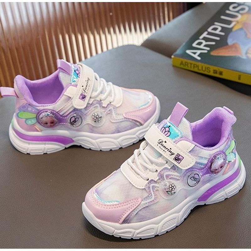 Giày thể thao bé gái  giày công chúa elsa cho bé Quảng Châu full box