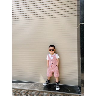 [size 15-20kg] Bộ thun giả ghile bé trai lịch lãm