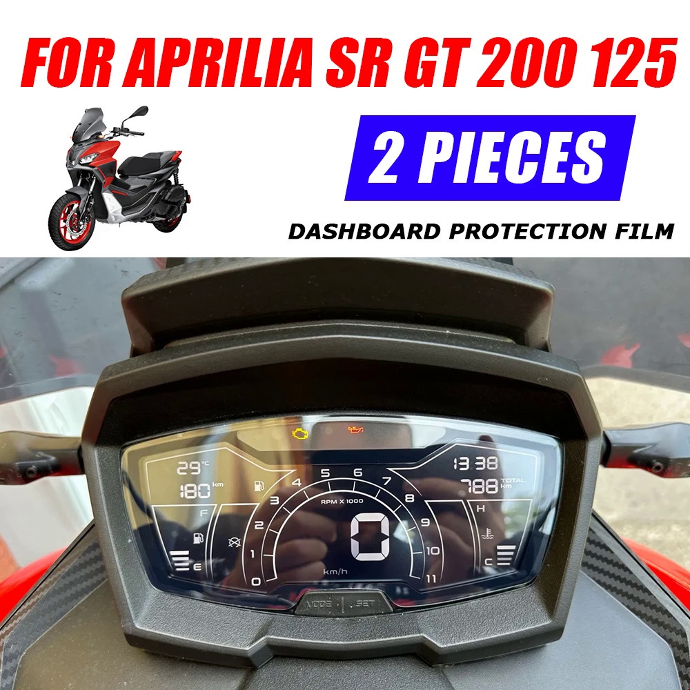 Dành Cho SRGT200 Nhạc Cụ Cho Aprilia SR GT 200 125 SRGT 200 SR GT200 2022 Cụm Xe Máy Chống Trầy Xước