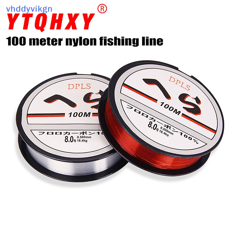 Vhdd lua Cuộn Dây Câu Cá nylon Lụa Chính Hãng Màu lua Dài 100M vn