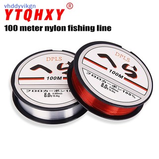 Vhdd lua cuộn dây câu cá nylon lụa chính hãng màu lua dài 100m vn