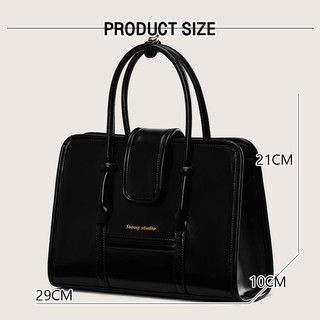 Nucelle Túi Xách tote Màu Đen Thời Trang