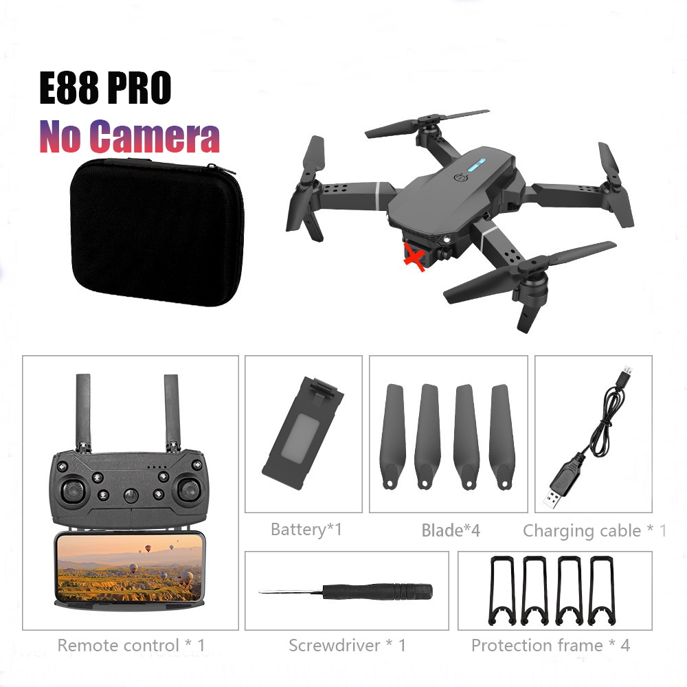 BJONE Máy bay không người lái E88 PRO Drone 4K HD Chụp ảnh Drone Camera kép Máy ảnh không dây Drone | BigBuy360 - bigbuy360.vn