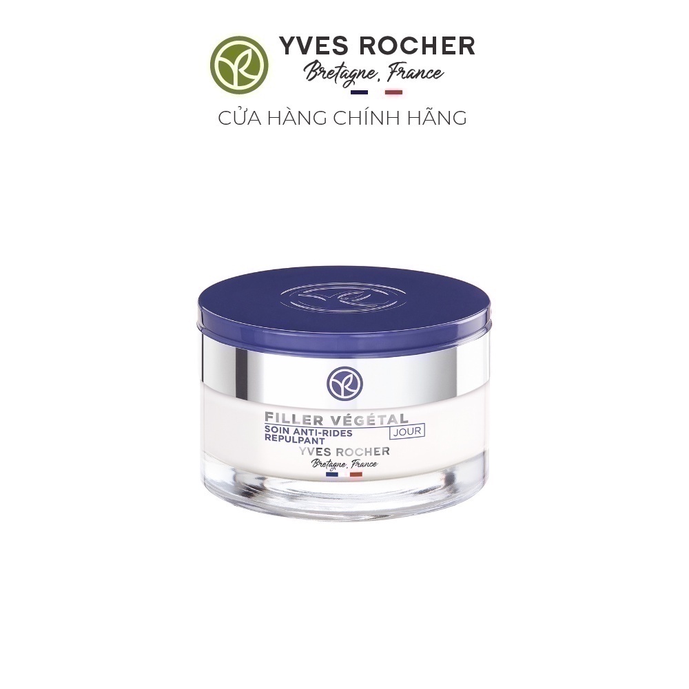 Kem Dưỡng Chống Nhăn Ban Ngày Yves Rocher Filler Vegetal Anti-Wrinkles Plumping Day Care Pot 50ml