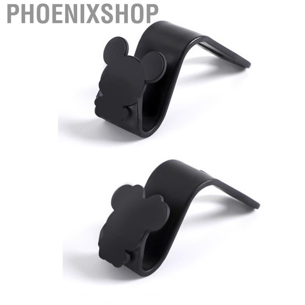 Phoenixshop Car Headrest Hook  Sturdy Structure Lightweight Durable Seat Hanger Convenient for