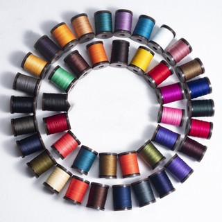 20 màu 0.6mm70m vòng wax thread da craft may diy trang sức handmade braided thread wax strand chuỗi