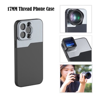 Ốp Điện Thoại Chủ Đề 17MM Cho IPhone 15 14 13 12 Pro Max Mini Plus Bảo Vệ Vỏ Cho Ống Kính Anamorphic Macro Ống Kính Góc Rộng
