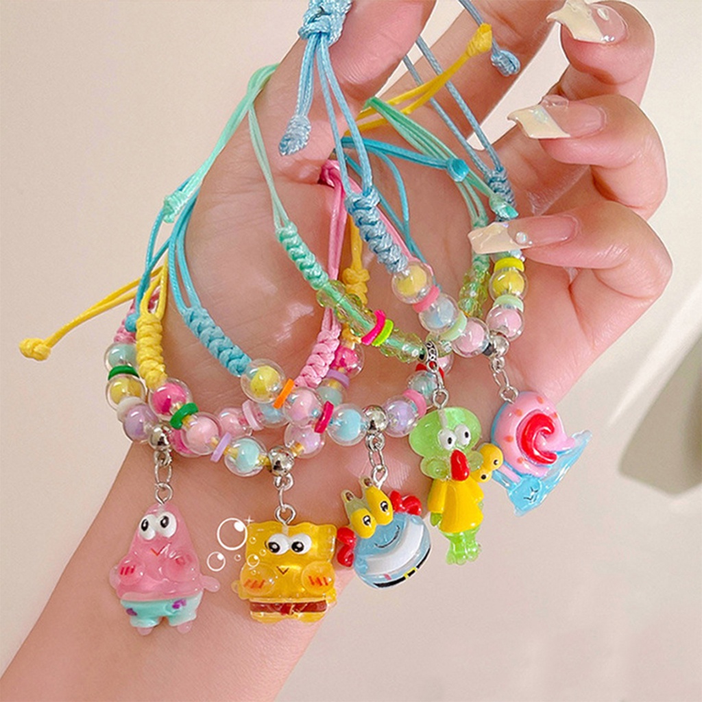 Vòng Tay Dopamine HoạTt Hình Dễ Thương Dây Bện ThờI Vòng Tay Hạt Trang đa Năng Ngọt Tay Phụ Kiện YR