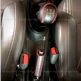 Bọc cần số da bò NAPPA nhập khẩu xe Spark AT, MT  (6 Mẫu Lựa Chọn)