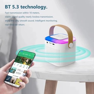 Loa Bluetooth Không Dây Kèm 2 Micro Chất Lượng Cao