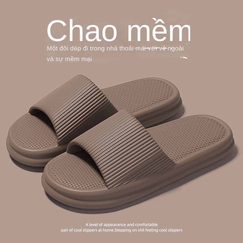 Dép đi trong nhà, dép quai ngang nam nữ, mang văn phòng, siêu nhẹ êm chân