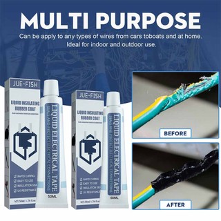 50ml Liquid Insulating Tape Repair Rubber Electrical Wire Cable Coat Fix
