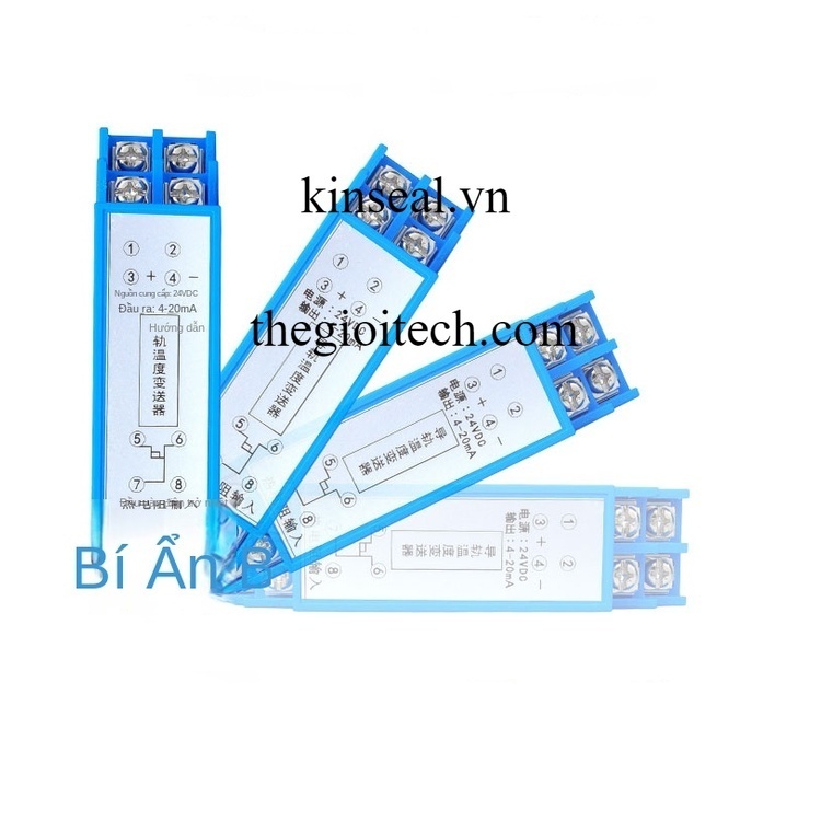 Bộ chuyển đổi tín hiệu ray SBWZ-2280 PT100 0.2 cấp mô-đun truyền nhiệt độ với nguồn điện 24VDC và đầu ra tín hiệu 4-20mA