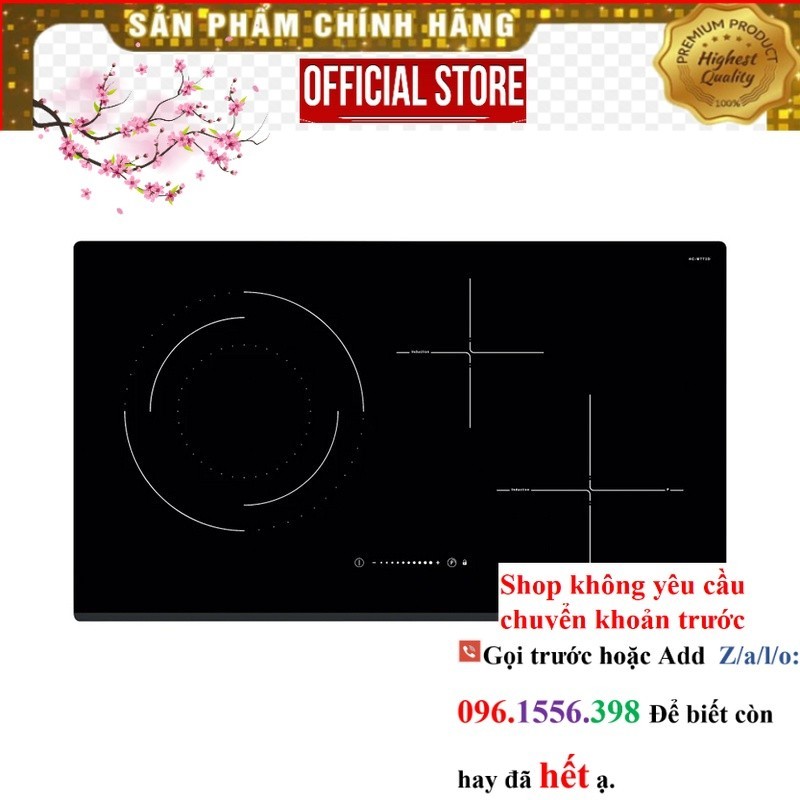 Bếp từ kết hợp điện 3 vùng nấu Hafele HC-M773D (536.61.705) |P&G