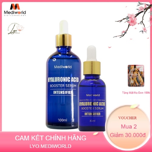 Serum HA Cấp Ẩm Căng Bóng Da HYALURONIC ACID Booster 100ml Mediworld - LYO