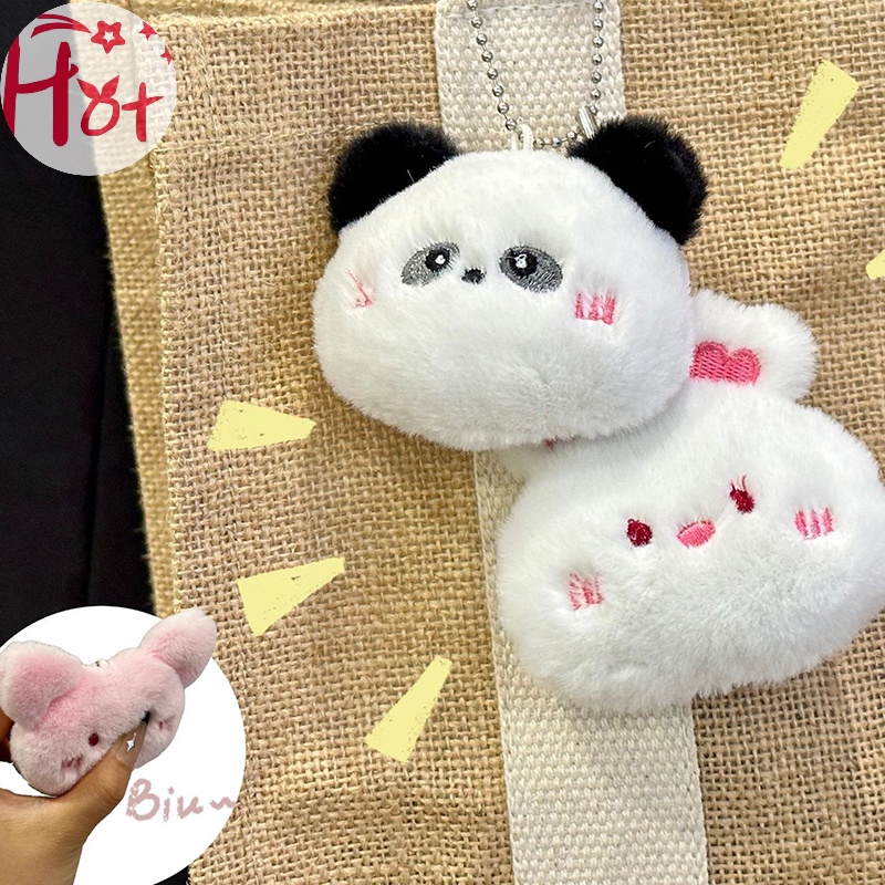 Jr Móc Khóa Hình Thú Nhồi Bông Mềm Mại Đáng Yêu