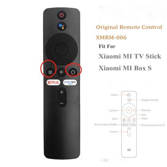 Điều khiển từ xa xmrm-006 chính hãng mới dành cho Xiaomi Mi Box s Mi smart TV stick mdz-22-ab mdz-24-aa Giọng nói Bluetooth Google Assistant