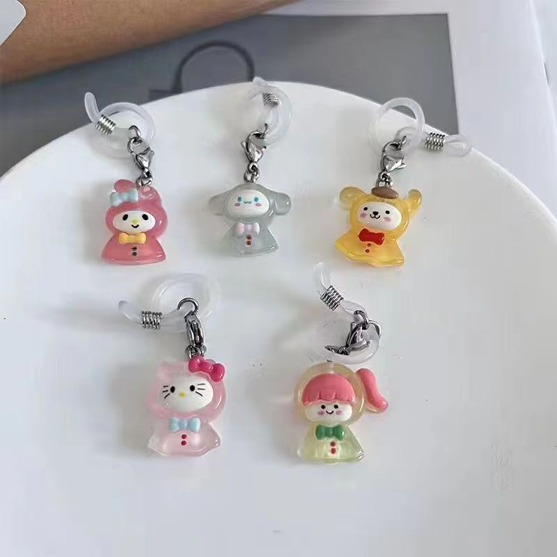 SANRIO Ere1 Móc Khóa Hình Cây Dù hello kitty Xinh Xắn