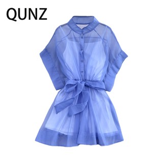Qunz Bán Buôn Váy Voan Cánh Dơi 6540