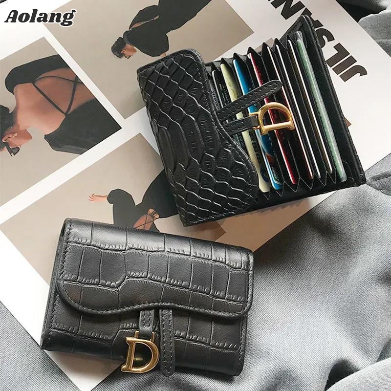 Ví Đựng Thẻ Màu Trơn Sức Chứa Lớn Thời Trang Cao Cấp Giá Đỡ