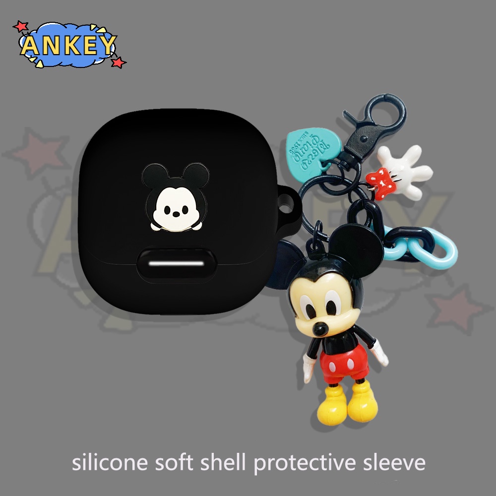 Case For Anker Soundcore Liberty 4 NC / VR P10 Earphone Silicone Case Bear Strawberry Earbuds Waterproof Shockproof Soft Protective Headphone Cover Headset Skin with Hook