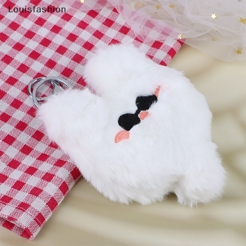 Louisfashion Móc Chìa Khóa Hình Mèo Nhồi Bông Thêu Họa Tiết Hoạt Hình jujutsu Dễ Thương Dùng Làm Quà Tặng Cho Bé yth