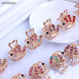 Kẹp Tóc mini Hình Hoa Pha Lê Phong Cách Mới