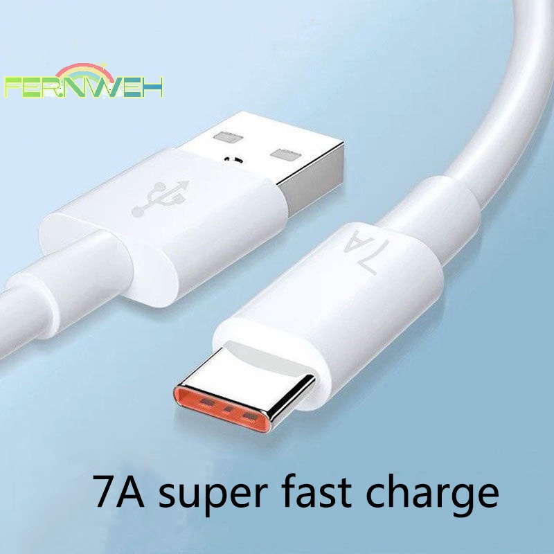 Dây Cáp Sạc usb Loại c 7a 100w Siêu Nhanh Cho huawei mate40pro nova9