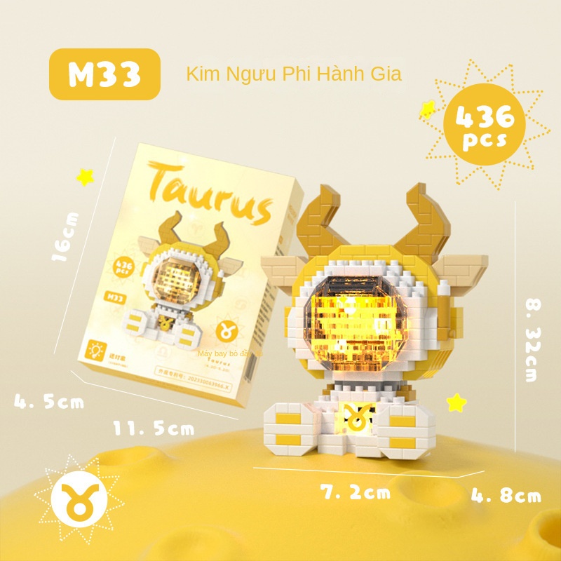 Bộ Đồ Chơi Lắp Ráp Mô Hình Phi Hành Gia mini