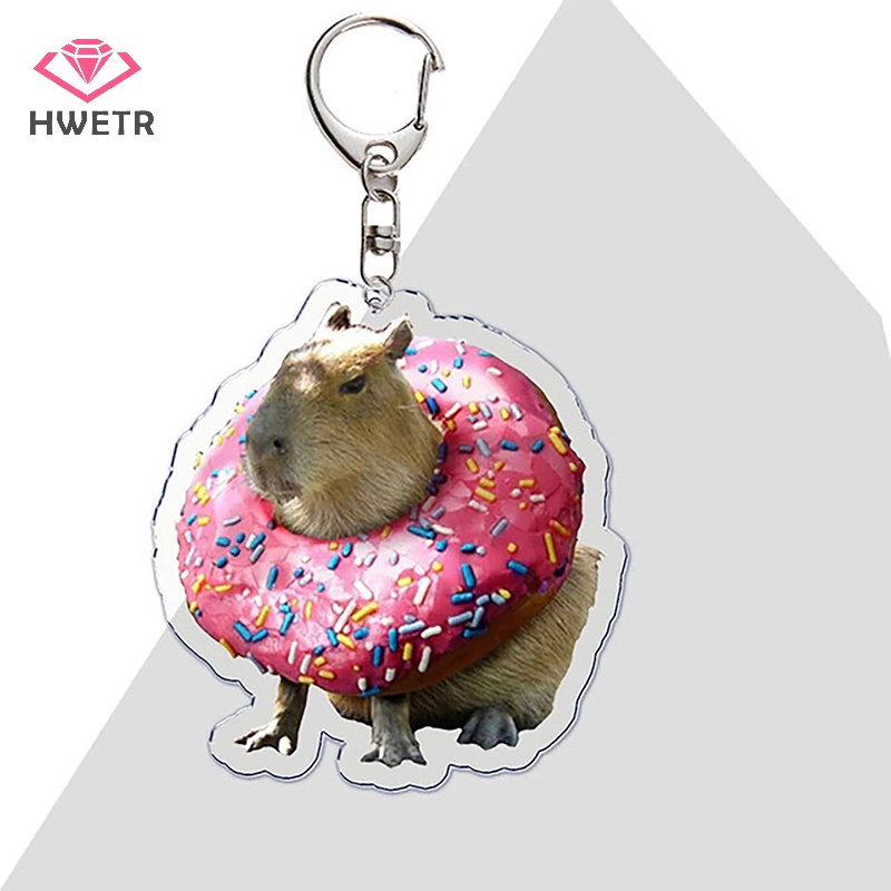 Móc Khóa Hình capybara Bằng acrylic Dễ Thương Cho Nữ Mới