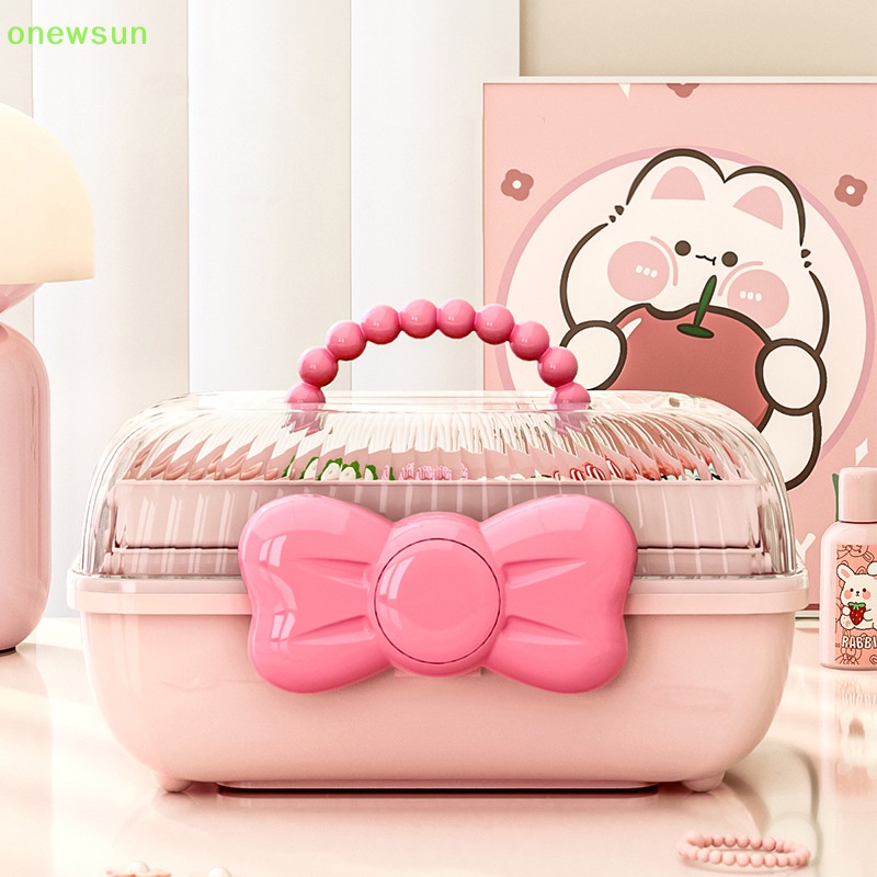 Hộp Nhiều Tầng Trưng Bày Kẹp Tóc / Trang Sức Dễ Thương Cho Bé Gái Mới
