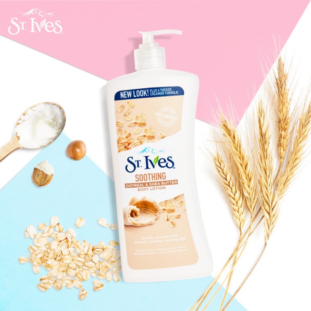 Sữa Dưỡng Thể Toàn Thân St.Ives Body Lotion 621ml, Dưỡng Thể Trắng Da St.Ives