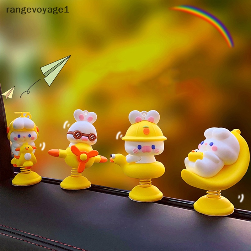 Mới Đồ Chơi Lò Xo Lắc Đầu Hình Động Vật Dễ Thương Trang Trí Nội Thất Xe Hơi