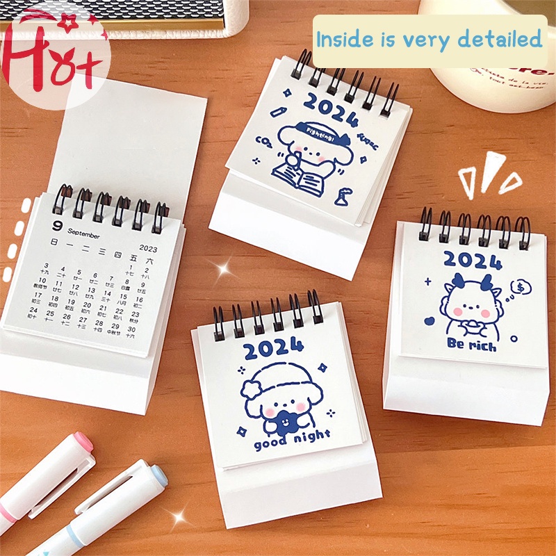Jr Lịch Năm 2024 mini Để Bàn Tự Làm Hình Rồng Dễ Thương vn
