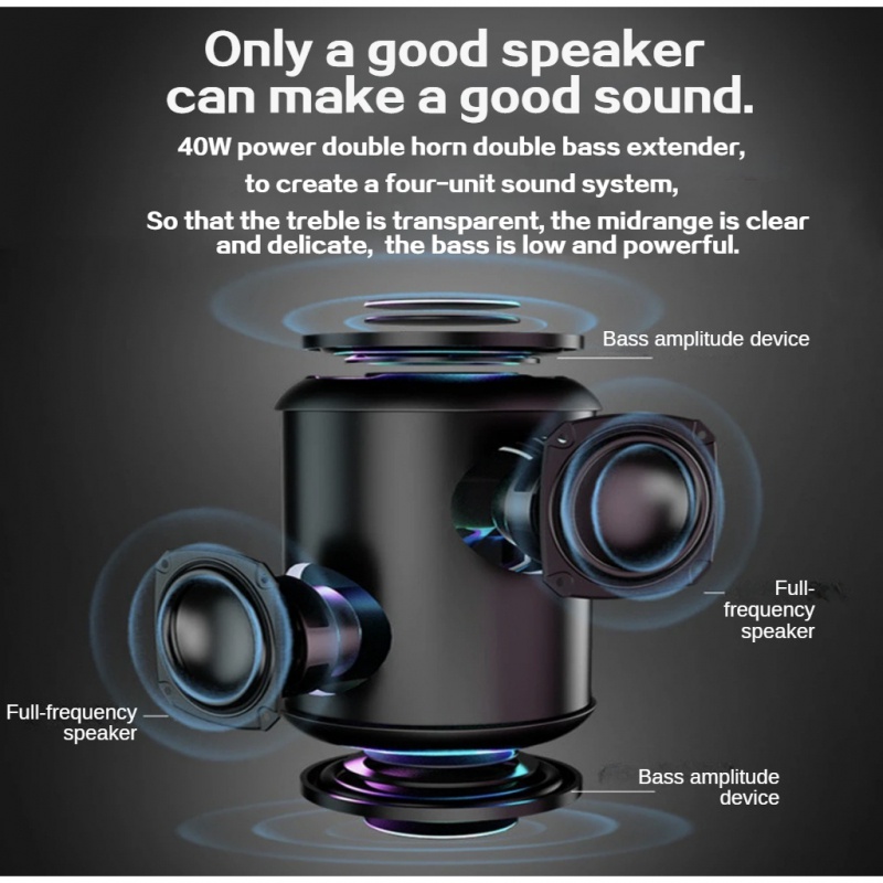 Loa bluetooth Không Dây Âm Thanh Siêu Trầm Chống Thấm Nước Chất Lượng Cao