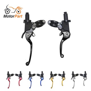 Motoparts shop 1pair cnc aluminum motorcycle l/r brake clutch lever handlebar set