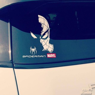 Marvel Heroes Character New Version Spider-Man with Label Glass Reflective Body Sticker Spiderman Automobile Sticker Car fashion stickers Car decorative stickers