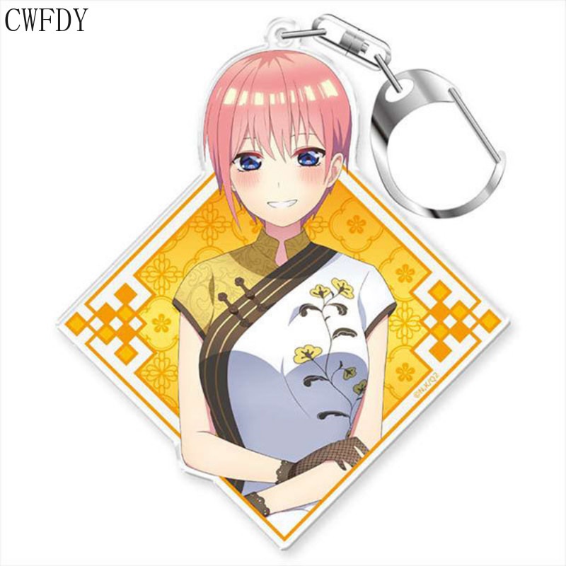 Móc khóa The Quintessential Quintuplets Nhân vật Nakano Ichika Nino Miku Yotsuba Itsuki Sisters Acrylic phụ kiện cute