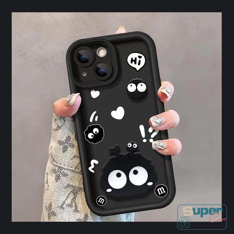 Ốp Điện Thoại Mềm Chống Sốc Họa Tiết Ngộ Nghĩnh Cho iphone 7plus xr 11 13 14 15 12 pro max 7 8 6s 6 plus x xs max se 2020